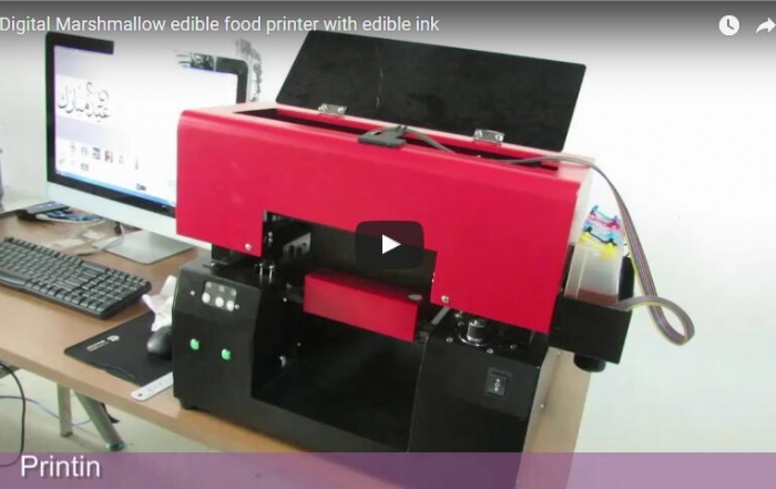 impresora de alimentos de malvavisco con tinta comestible