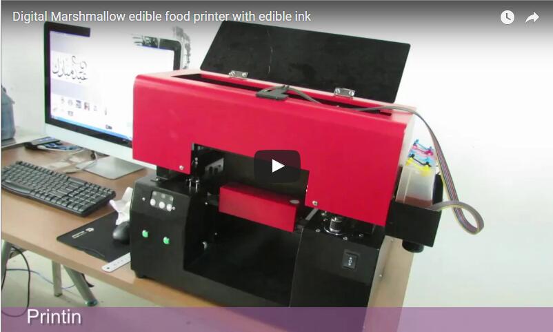 Marshmallow-Lebensmitteldrucker mit essbarer Tinte