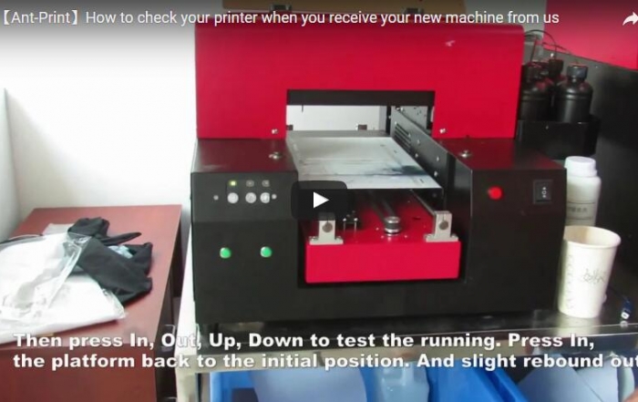 controleer uw nieuwe printer
