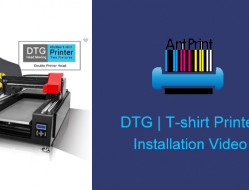Установка принтера с двойной головкой dtg полное видео прямо к руководству по принтеру одежды видео