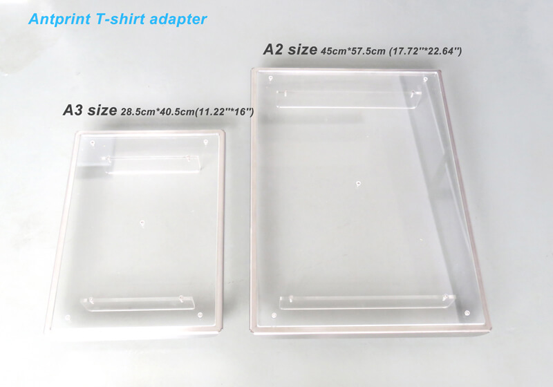 A3- und A2-Format direkt an den Textildrucker-Adapter