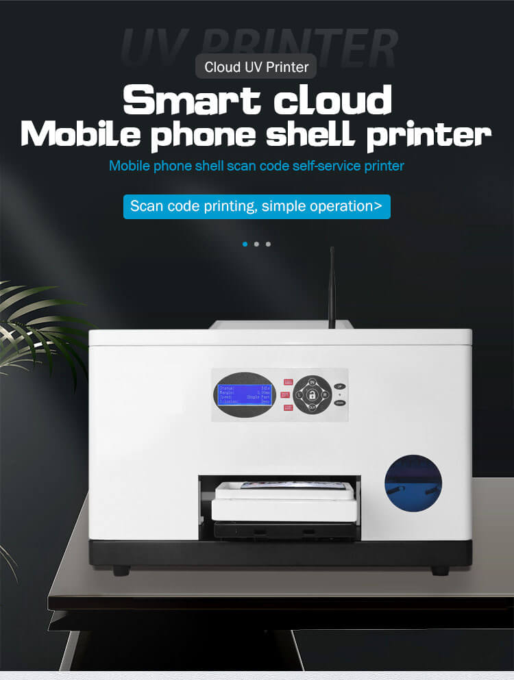 Phone case printer with data backstage