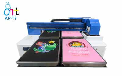 Digital leather printer with textile white ink