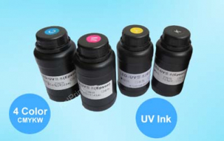 UV ink and pigment ink