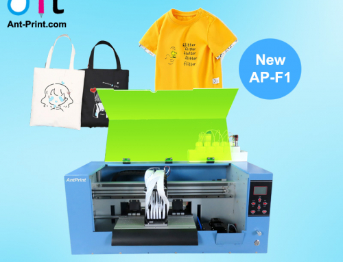 2022 Nieuwe aankomst dtf-printer AP-F1 direct naar film transferzakken jeans sokken t-shirt drukmachine