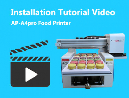 فيديو تعليمي لتركيب طابعة الطعام AntPrint AP-A4pro