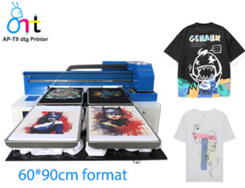 Best t shirt printer 6090 format Fast bulk custom own tshirt printing direct to garment printer for beginners