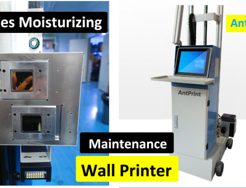 【 Maintenance】How to use the moisturizer preserve the wall printer head after printing ?