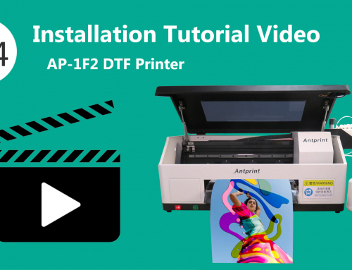 Melhor vídeo do guia de instalação da impressora AP-1F2 DTF