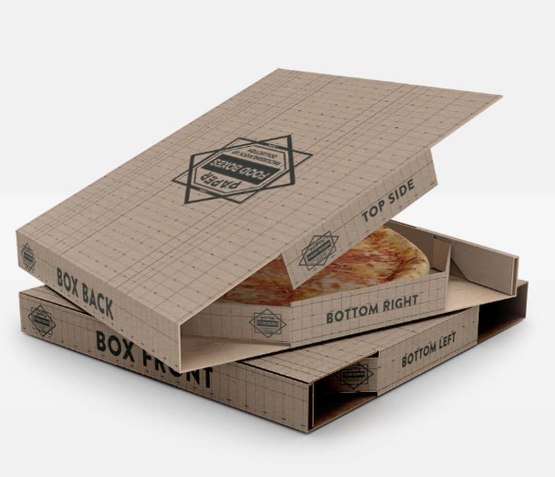 printed pizza box