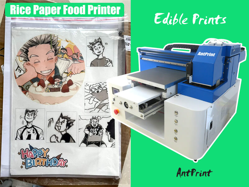 Printed rice paper machine