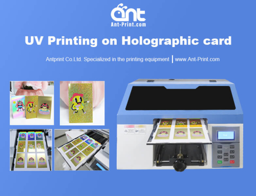 Direct To Holographic Card Colorful UV Printing Machine