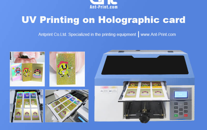 new antprint holographic card uv printer machine