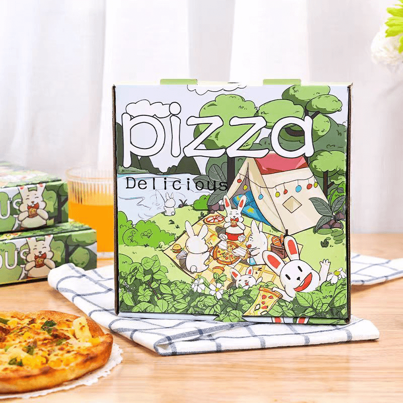 printed pizza box