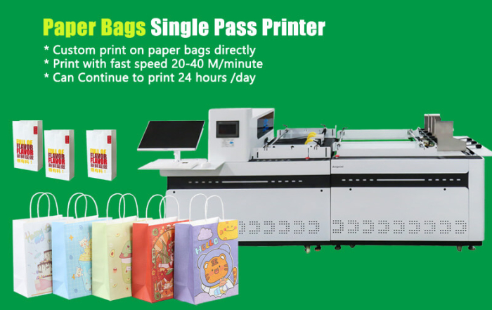 new paper bags single pass printer