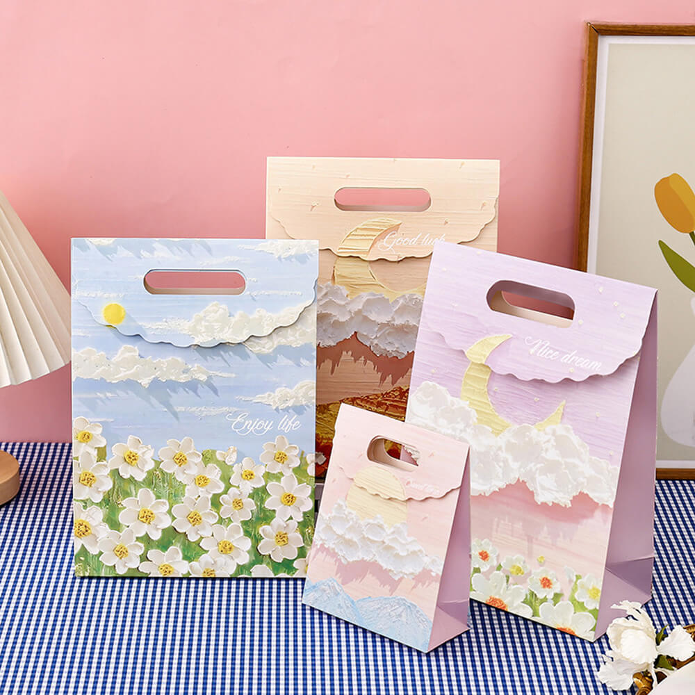 single pass printed shopping paper bags