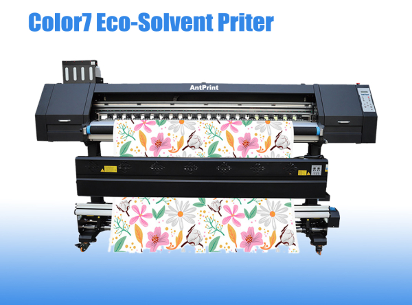 Large Format Eco Solvent Printer for Vinyl Sposters Sticker |Color7