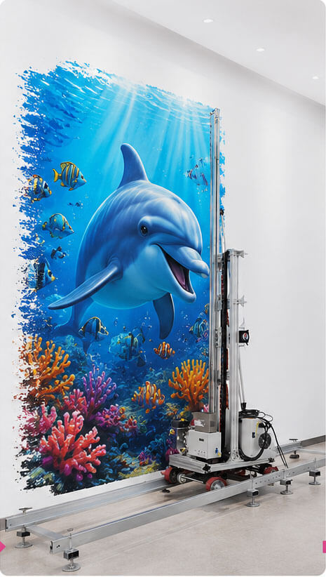 How Does A Wall Printing Machine Work (2)