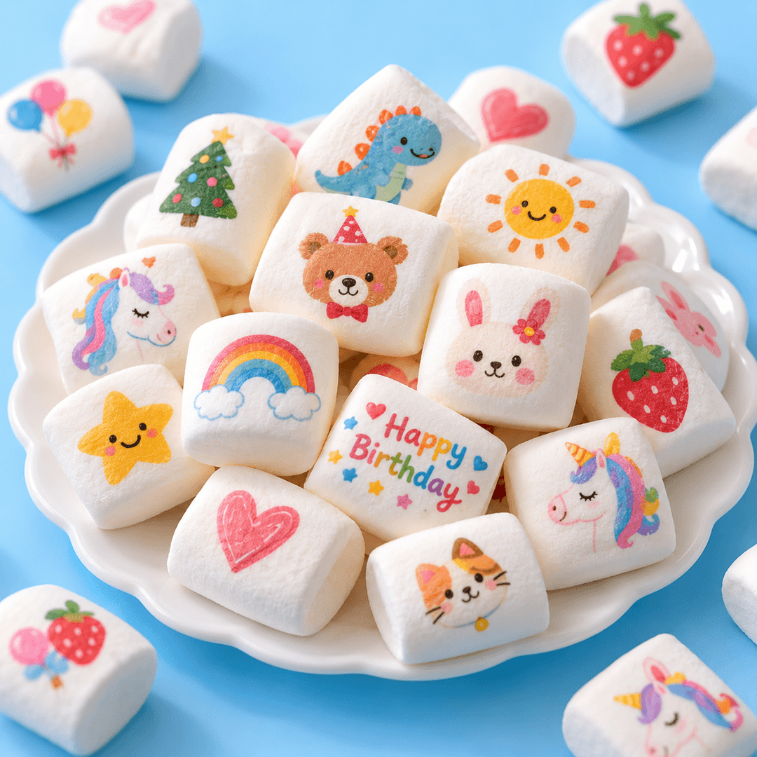 edible printed marshmallow