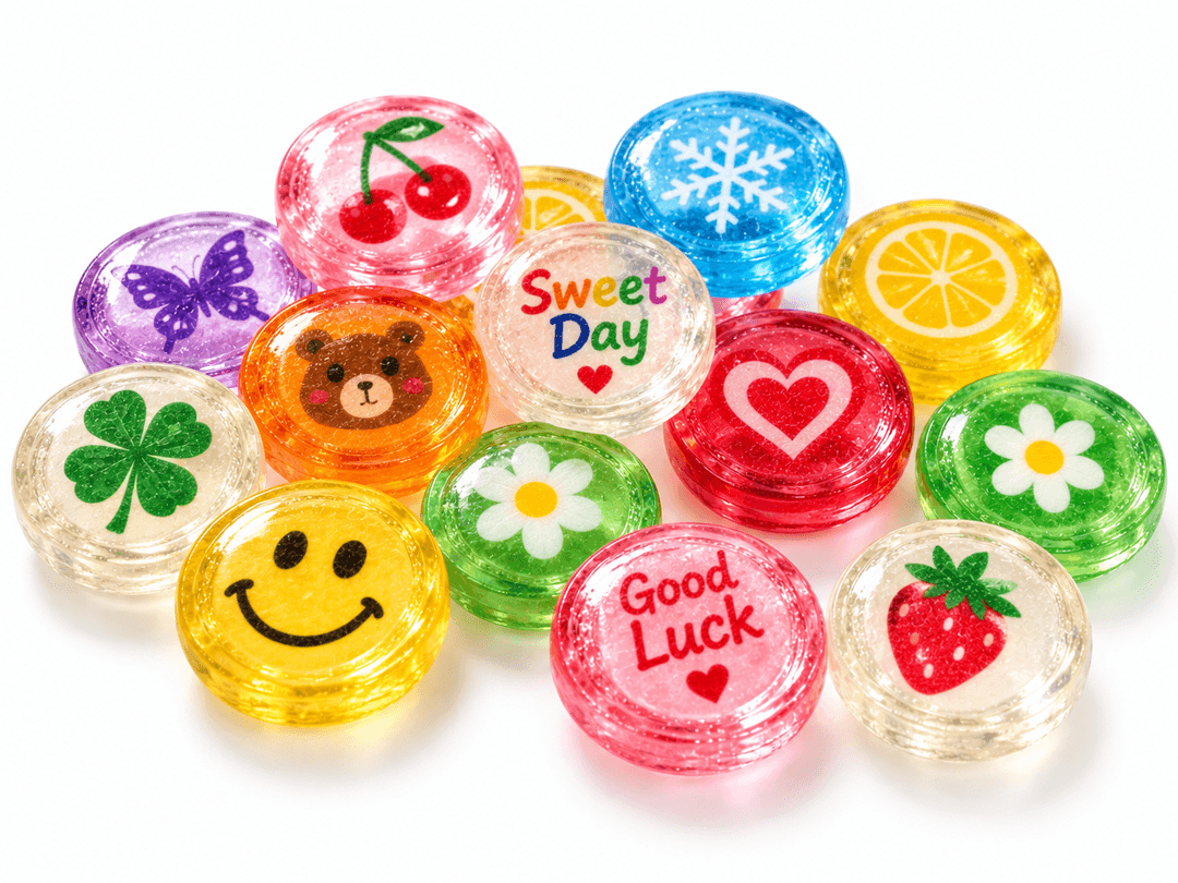 printed hard candy